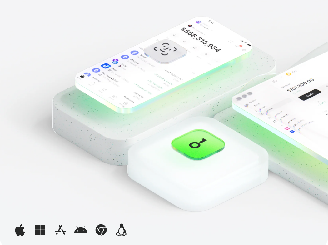 OneKey App 管理 XRP 与多链资产界面